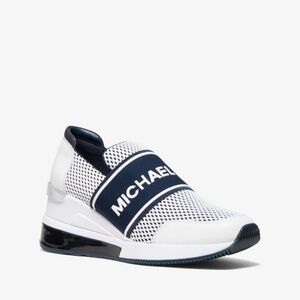Michael Kors Navy Slip-On Sneakers